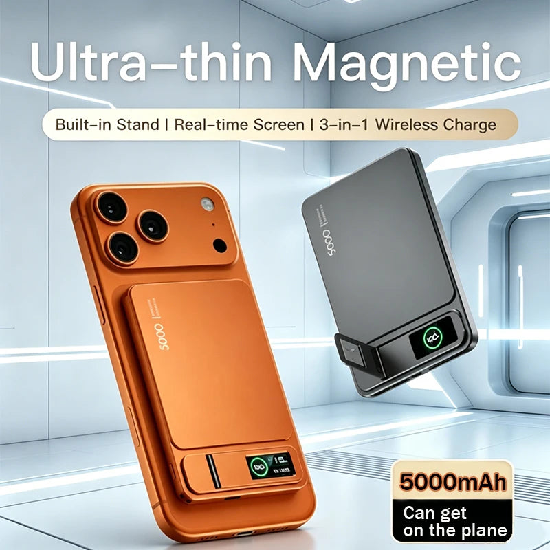 W05 MagSafe Slim Power Bank 5000mAh