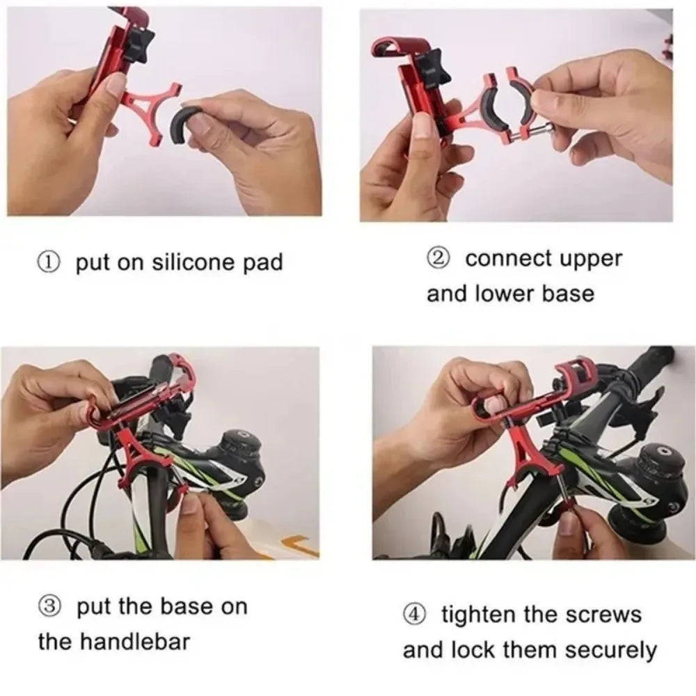 360° Metal Bike Phone Mount