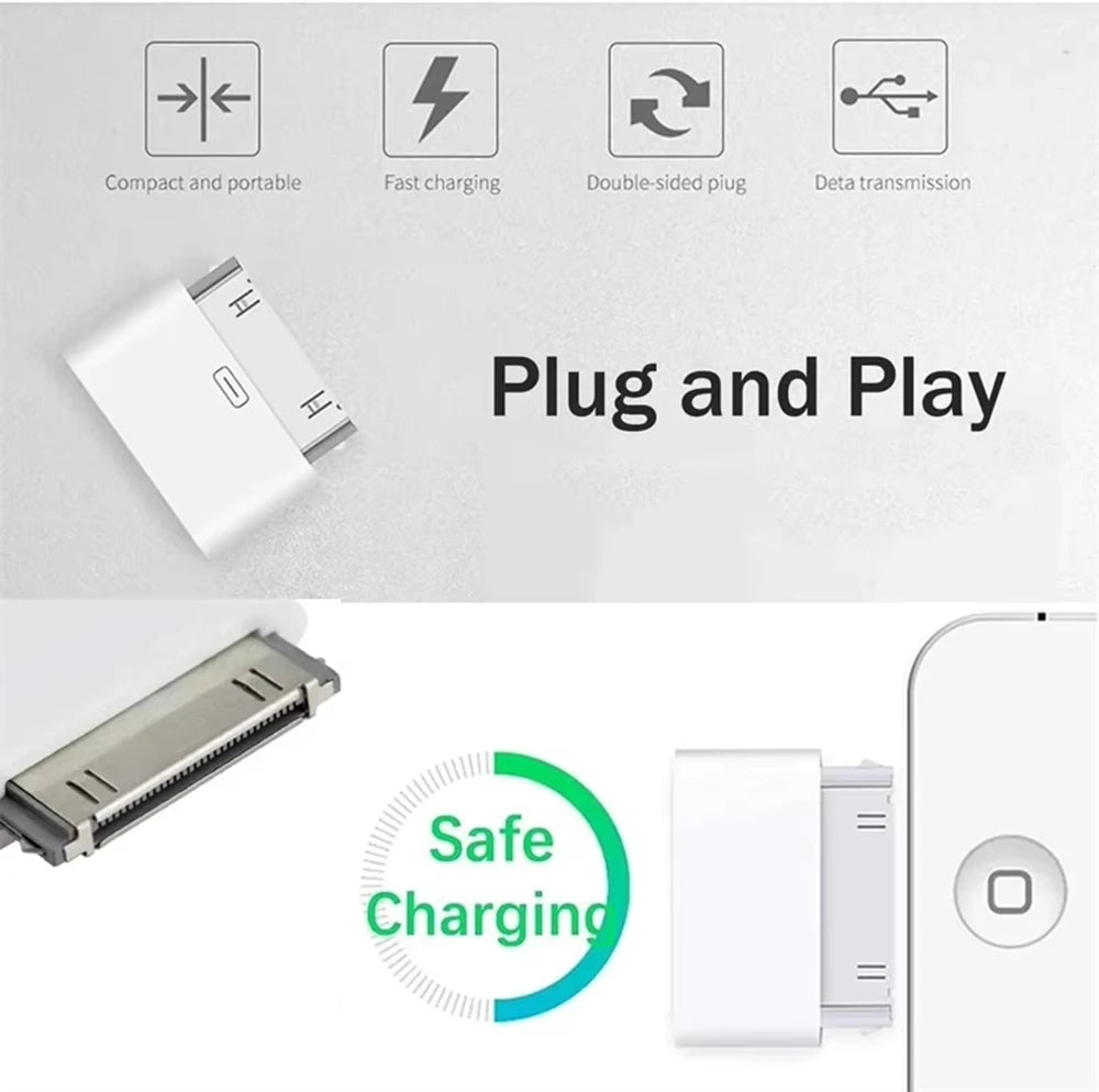 USB-C / Lightning to 30-Pin Adapter