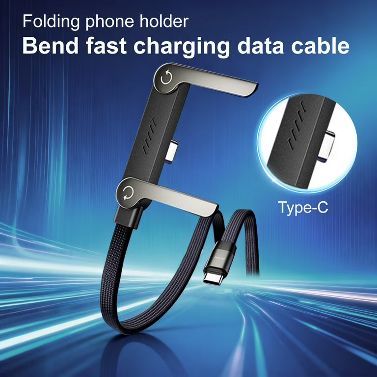 240W USB-C Cable with Built-In Stand